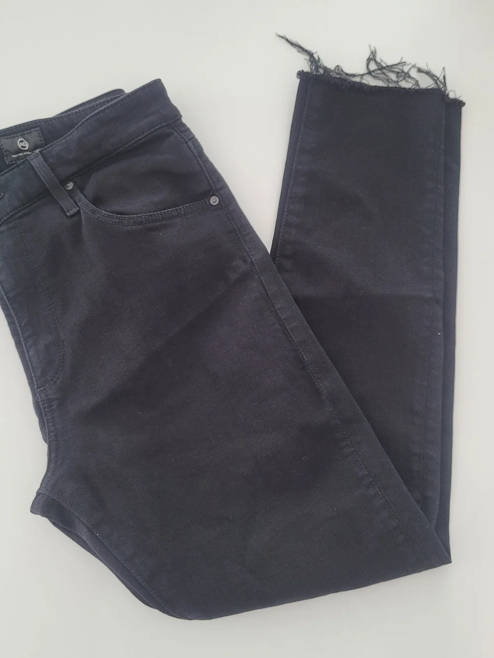 AG Farrah Women's Black Skinny Ankle Jeans - Classic Black Size 29R